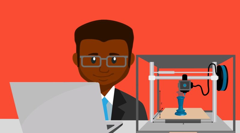 Obrazek z drukarką 3D