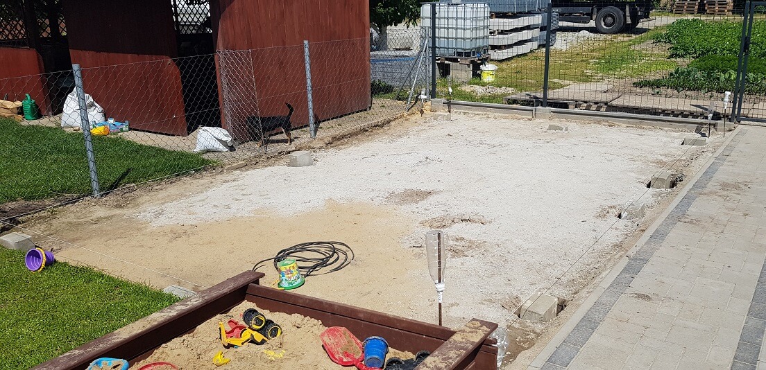 Fundament pod altane