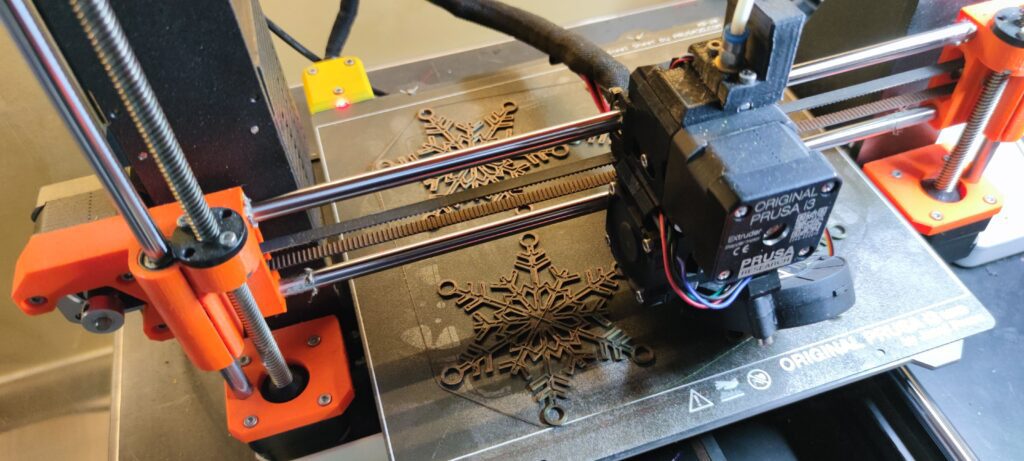 Druk ozdób świątecznych na drukarce 3D